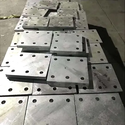 Struktur quraşdırma üçün quraşdırılmış polad baza plitələr
